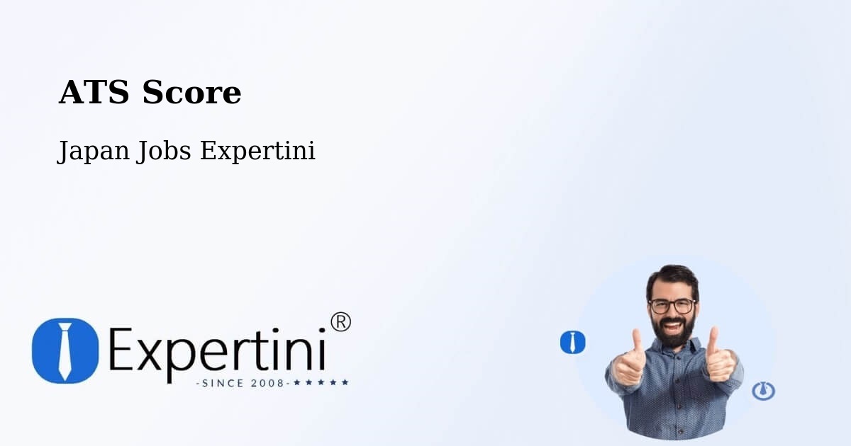 Resume ATS Score & Job Description Match Tool – Misawa - Japan Jobs Expertini