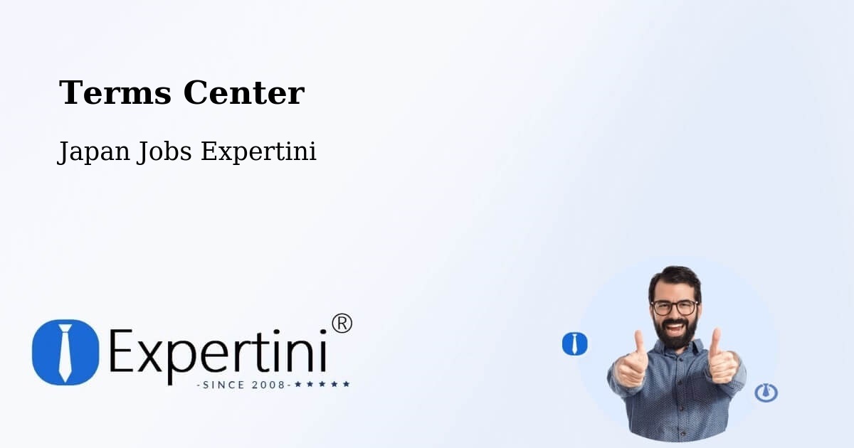 Terms of Service – Misawa - Japan Jobs Expertini